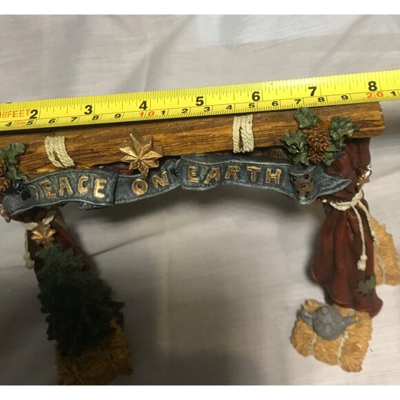 Boyds Bears & Friends The Stage Christmas Arch Peace on Earth Bearstone Collecti - Picture 11 of 12